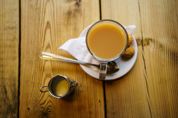 English tea with Milk in UK