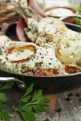  Fish in sour cream sauce