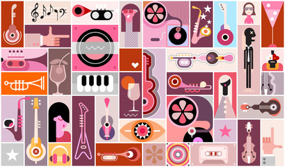 Music Background Design