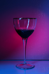 A glass of wine.