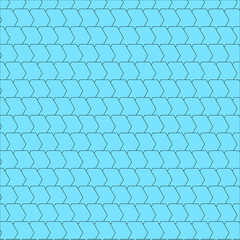 Seamless geometric patterns. Designs set with shaped elements. Vector illustration. © akelomongkol