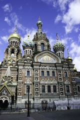 Fototapeta na wymiar Blutskirche in St. Petersburg
