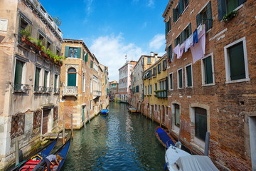 Obraz premium Street scene in Venice, Italy.