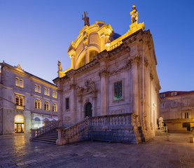 Fototapeta na wymiar St. Blasius Church. Dubrovnik. Croatia.