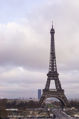 Eiffel Tower In The City Of Paris