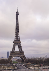 Naklejka premium Eiffel Tower In The City Of Paris