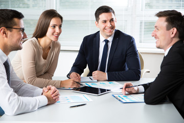 Business people working together in the office