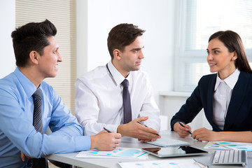 Business people working together in the office