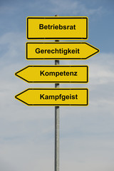 Fototapeta premium Betriebsrat, Wahlen, Betriebsratswahl