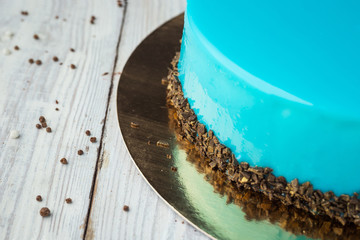 Cute little girl showing thumb up sign at dentist's office (clinic)