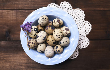 Fresh eggs over background