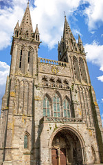 Saint Pol de Léon. La cathédrale Paul-Aurélien. Finistère. Bretagne