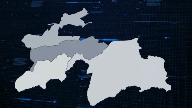 Tajikistan Network Map