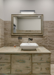 Modern bathroom interior