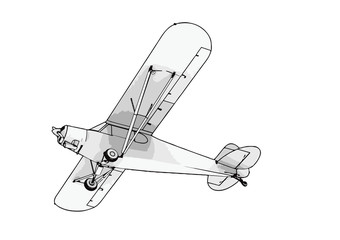 sketch plane with propeller vector