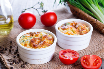 Casseroles with zucchini