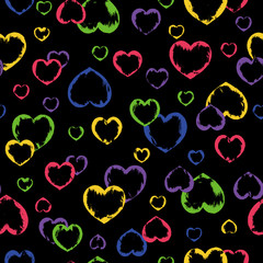 崩れたハートのパターン,