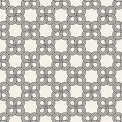 Vector seamless pattern. Modern stylish abstract texture. Repeating geometric tiles
