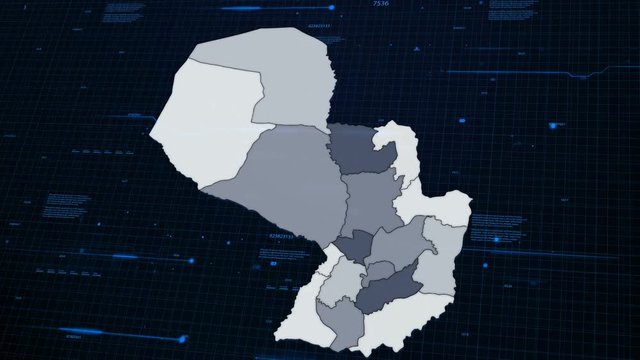 Paraguay Network Map