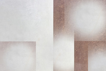 Geometric granite tile pattern