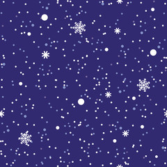 vector seamless abstract pattern winter snow background