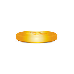 Golden bitcoin bunch. Vector illustration