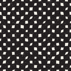 Hand drawn style ethnic seamless pattern. Abstract geometric shapes background