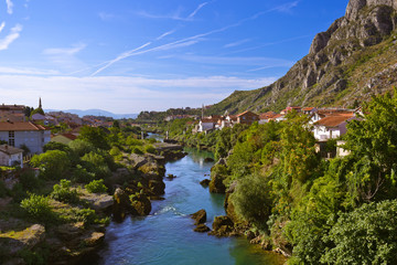 Cityscape of Mostar - Bosnia and Herzegovina