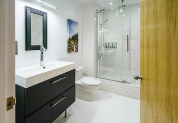 Modern bathroom interior