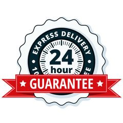 24 Hour Express Delivery illustration