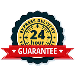 24 Hour Express Delivery illustration