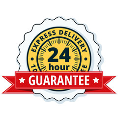 24 Hour Express Delivery illustration