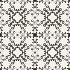 Vector seamless pattern. Modern stylish abstract texture. Repeating geometric tiles