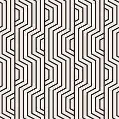 Vector seamless pattern. Modern stylish abstract texture. Repeating geometric tiles