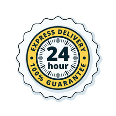 24 Hour Express Delivery illustration