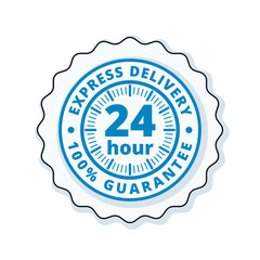24 Hour Express Delivery illustration