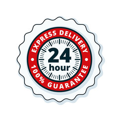 24 Hour Express Delivery illustration