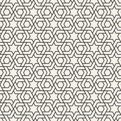 Vector seamless pattern. Modern stylish abstract texture. Repeating geometric tiles