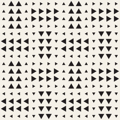 Fototapeta premium Stylish halftone texture. Endless abstract background with random size shapes. Vector seamless mosaic pattern.