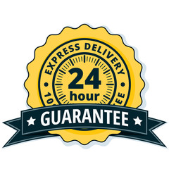 24 Hour Express Delivery illustration