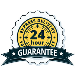 24 Hour Express Delivery illustration