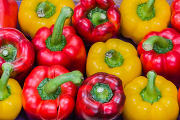 peppers in close-up
