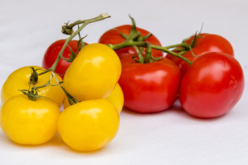 tomatoes in close-up