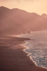 Fototapeta na wymiar ocean landscape (sunset)