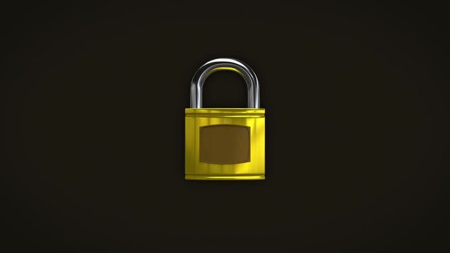 Lock, unlock animation, alpha channel