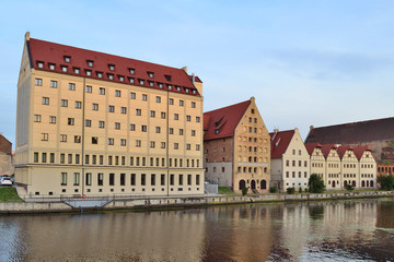 Fototapeta na wymiar Old buildings in Gdansk