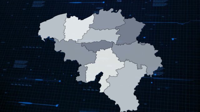 Belgium Network Map