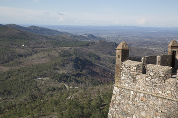 Fototapeta na wymiar View from Marvao Castle, Portugal