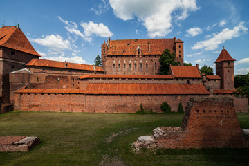 Fototapeta na wymiar The Malbork Castle in Poland