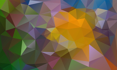 Obraz premium Abstraction. Low poly. Background. Squares and triangles.